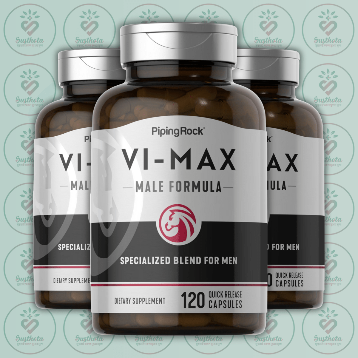 Piping Rock Vi-Max Male Formula - 120 Quick Release Capsules In Bangladesh Image 02 Piping Rock Vi-Max Male Formula - 120 Quick Release Capsules In Bangladesh Image 02