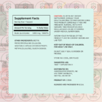 Amazon Elements Vegan Biotin 5000 mcg - 130 Capsules in Bangladesh Supplement Facts