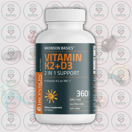 Bronson Basics Vitamin K2 Plus D3 (MK7) - 360 Tablets in Bangladesh Image 01