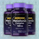 Carlyle Extra Strength Melatonin Complex - 40 mg - 150 Fast Dissolve Tablets in Bangladesh Image 02
