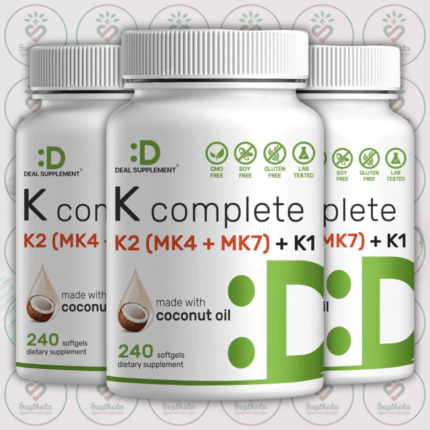 Deal Supplements Premium K Complete - 2600 mcg - 240 Softgels in Bangladesh Image 02