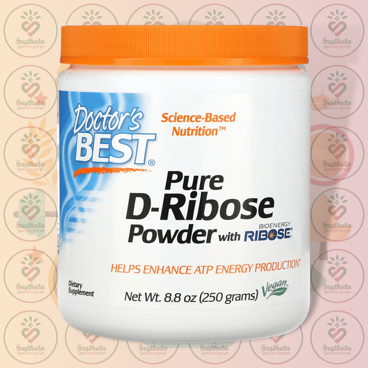 Doctor’s Best Pure D-Ribose Powder With Bioenergy Ribose – 250G In Bangladesh Image 01 Doctor’s Best Pure D-Ribose Powder With Bioenergy Ribose – 250G In Bangladesh Image 01
