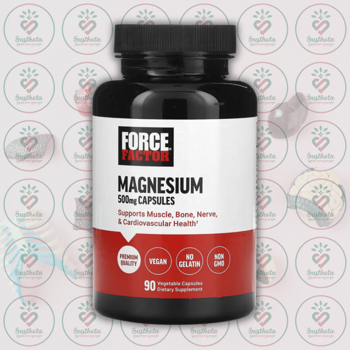 Force Factor Magnesium - 500Mg - 90 Vegetable Capsules In Bangladesh Image 01 Force Factor Magnesium - 500Mg - 90 Vegetable Capsules In Bangladesh Image 01