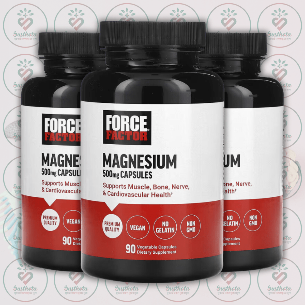 Force Factor Magnesium - 500Mg - 90 Vegetable Capsules In Bangladesh Image 02 Force Factor Magnesium - 500Mg - 90 Vegetable Capsules In Bangladesh Image 02