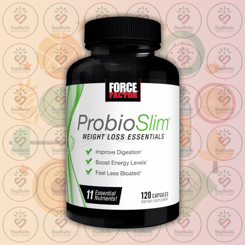 Force Factor Probioslim Weight Loss Essentials - 120 Vegetable Capsules In Bangladesh Image 01