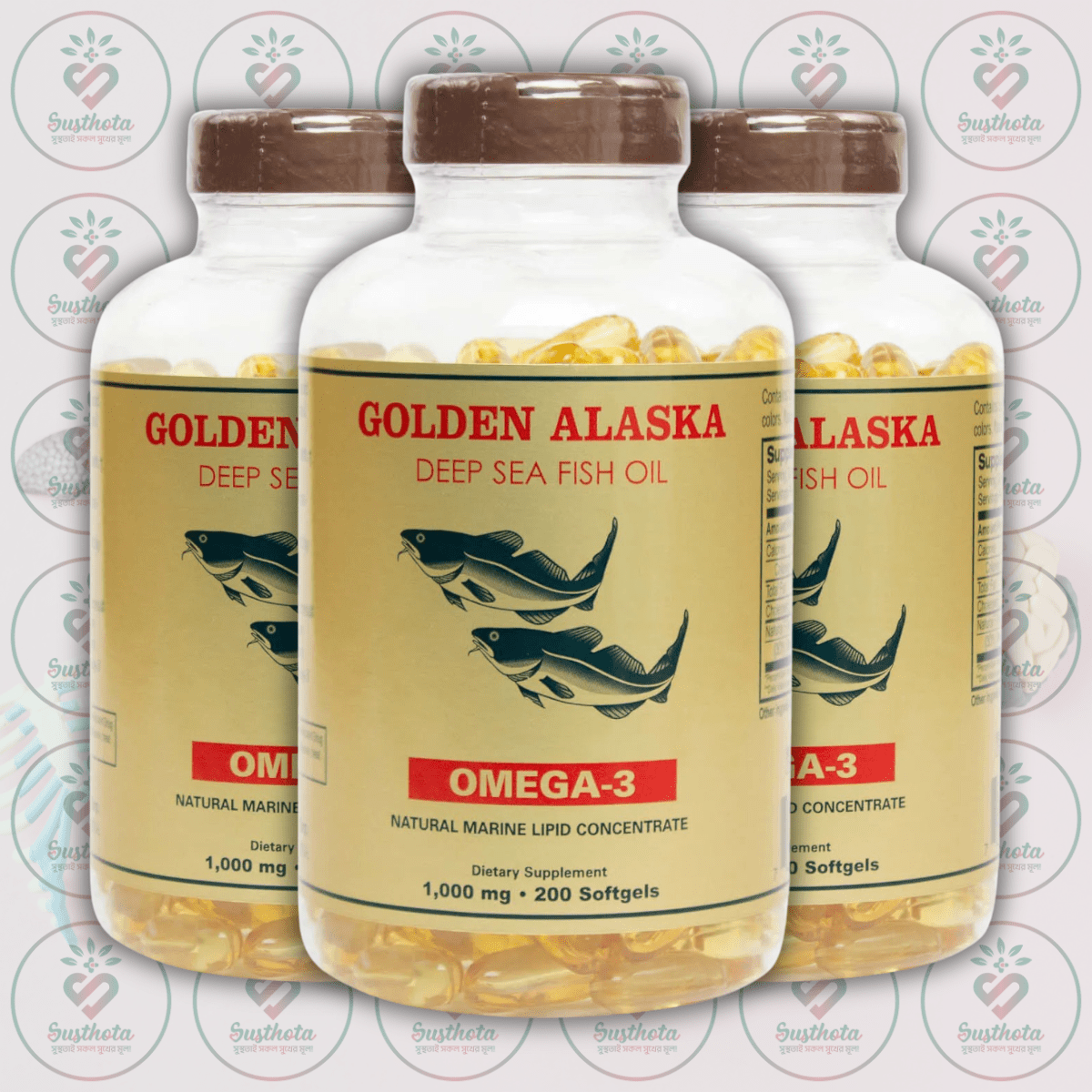 Golden Alaska Deep Sea Fish Oil – 1000 Mg – 200 Softgels In Bangladesh Image 02 Golden Alaska Deep Sea Fish Oil – 1000 Mg – 200 Softgels In Bangladesh Image 02