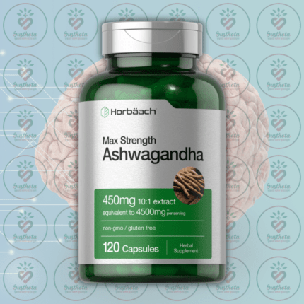 Horbäach Ashwagandha Max Strength – 4500 mg – 120 Quick Release Capsules in Bangladesh Image 01