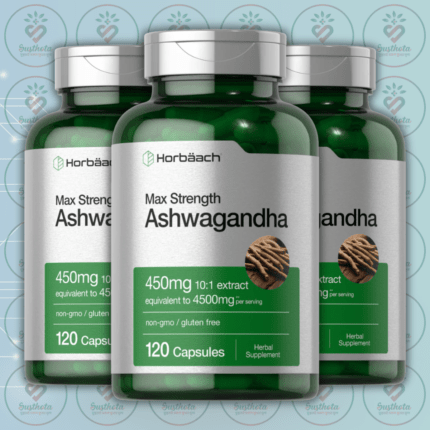 Horbäach Ashwagandha Max Strength – 4500 mg – 120 Quick Release Capsules in Bangladesh Image 02