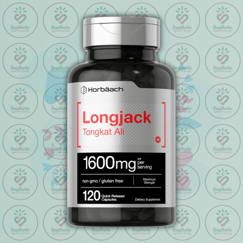 Horbäach Longjack Tongkat Ali - 1600 Mg - 120 Capsules In Bangladesh Image 01