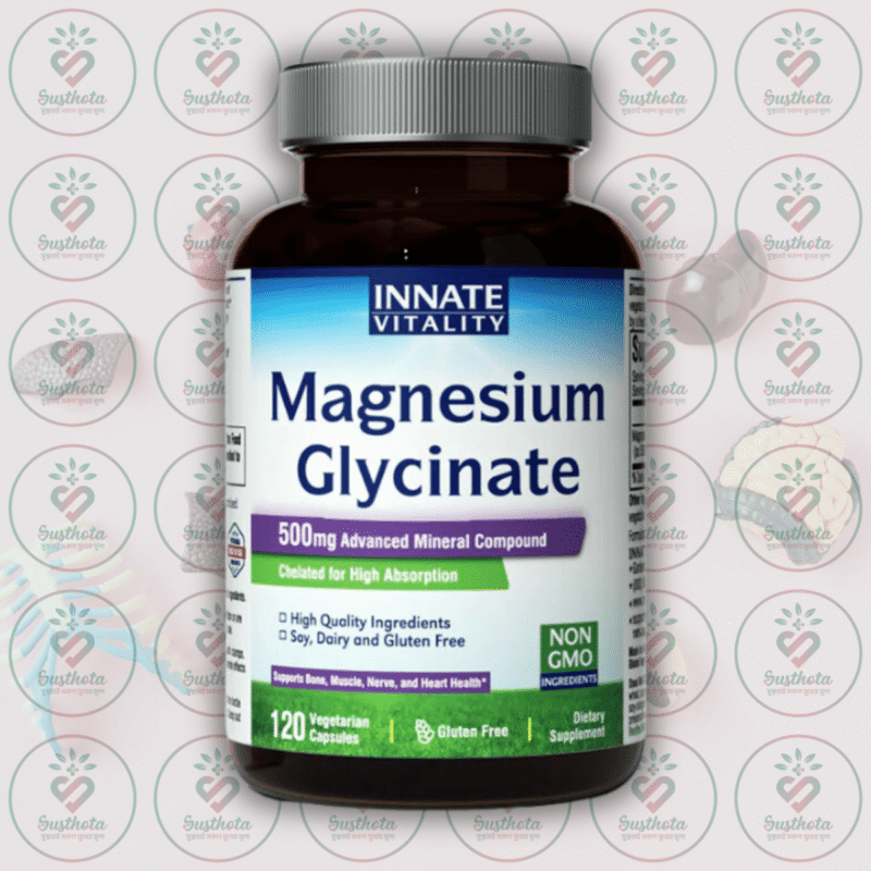 Innate Vitality Magnesium Glycinate – 500Mg – 120 Vegan Capsules In Bangladesh Image 01