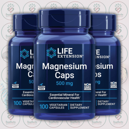 Life Extension Magnesium Caps – 500 mg – 100 Vegetarian Capsules in Bangladesh Image 02