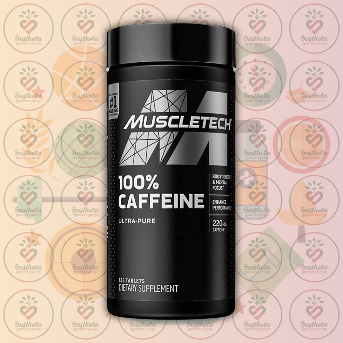 Muscletech 100% Caffeine Energy Supplements – 220Mg – 125 Tablets In Bangladesh Image 01 Muscletech 100% Caffeine Energy Supplements – 220Mg – 125 Tablets In Bangladesh Image 01