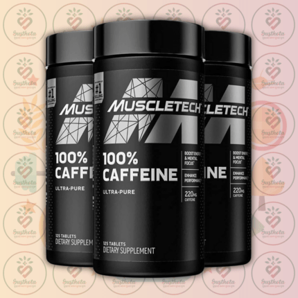MuscleTech 100% Caffeine Energy Supplements – 220mg – 125 Tablets in Bangladesh Image 02