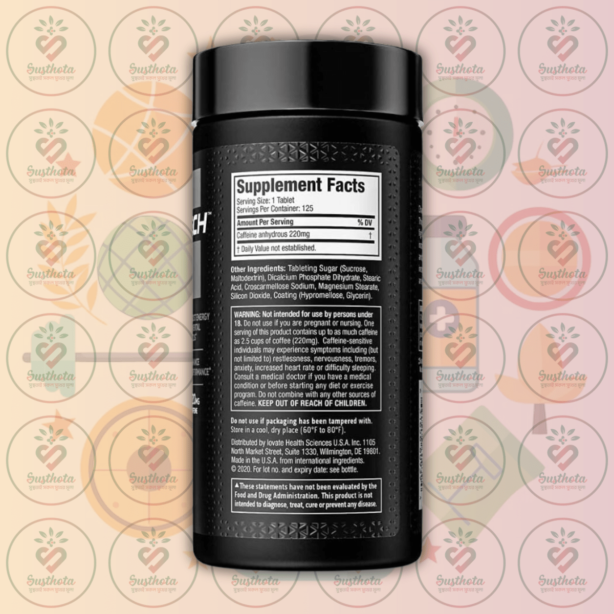 Muscletech 100% Caffeine Energy Supplements – 220Mg – 125 Tablets In Bangladesh Supplement Facts Muscletech 100% Caffeine Energy Supplements – 220Mg – 125 Tablets In Bangladesh Supplement Facts