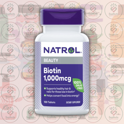 Natrol Beauty Biotin – 1000mcg – 100 Tablets in Bangladesh Image 01