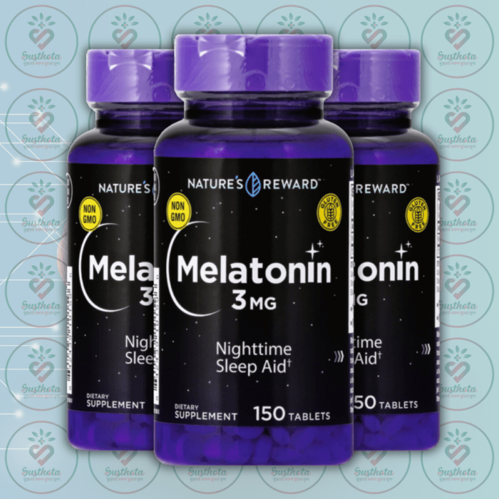 Nature'S Reward Melatonin 3 Mg - 150 Tablets In Bangladesh Image 02