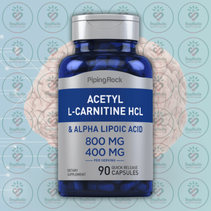 Piping Rock Acetyl L-Carnitine 800 mg & Alpha Lipoic Acid 400 mg - 90 Quick Release Capsules in Bangladesh Image 01