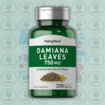 Piping Rock Damiana Leaves - 750 mg - 200 Quick Release Capsules in Bangladesh Image 01