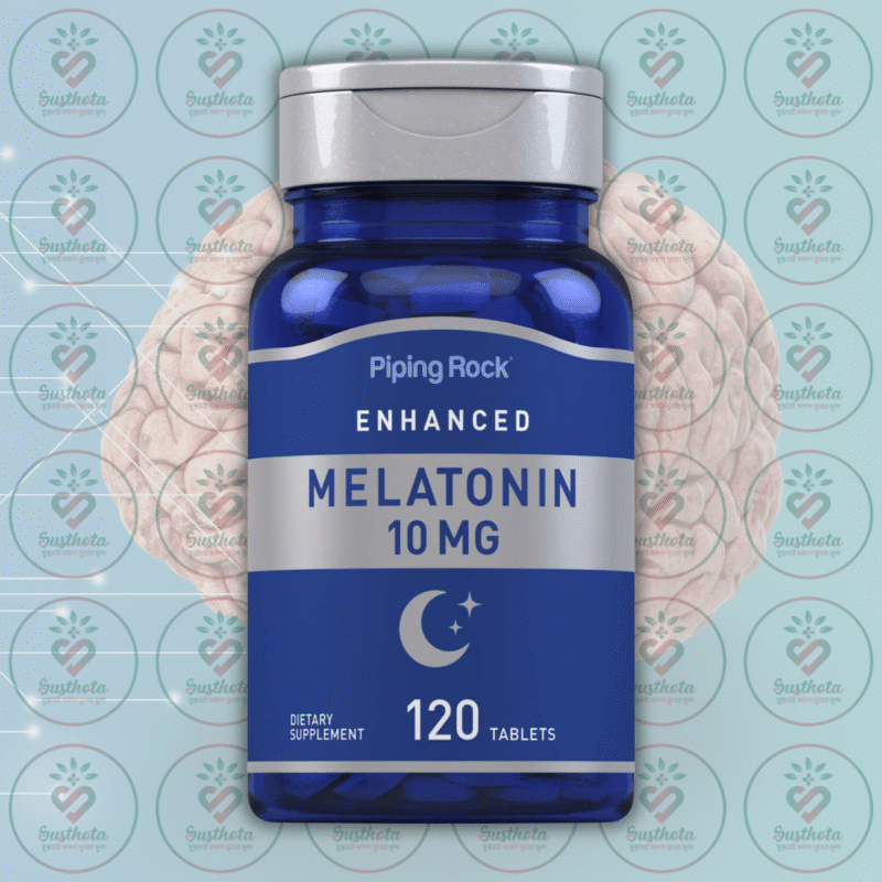 Piping Rock Enhanced Melatonin - 10 Mg - 120 Tablets In Bangladesh Image 01