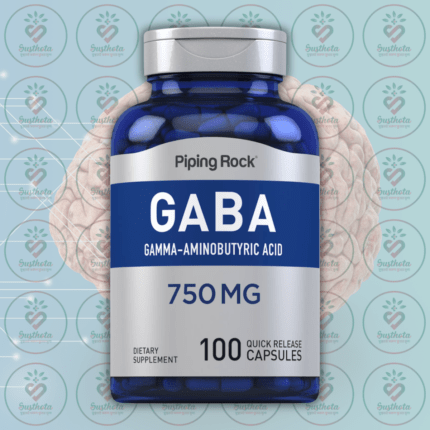 Piping Rock GABA (Gamma-Aminobutyric Acid) - 750 mg - 100 Quick Release Capsules in Bangladesh Image 01