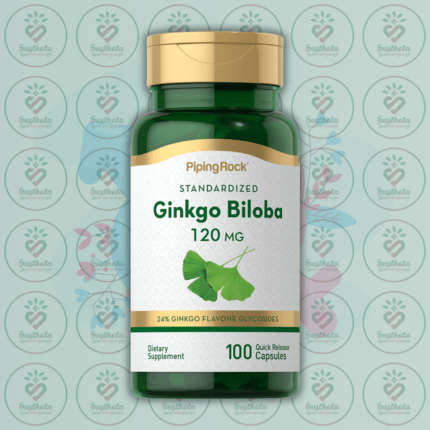 Piping Rock Ginkgo Biloba Standardized Extract - 120 mg - 100 Quick Release Capsules in Bangladesh Image 01