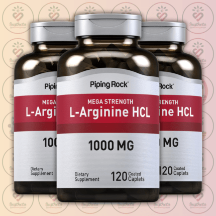 Piping Rock Mega Strength L-Arginine HCL - 1000 mg - 120 Coated Caplets in Bangladesh Image 02