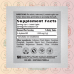 Piping Rock Mega Strength L-Arginine HCL - 1000 mg - 120 Coated Caplets in Bangladesh Supplement Facts