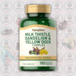 Piping Rock Milk Thistle, Dandelion & Yellow Dock Complex - 180 Quick Release Capsules in Bangladesh Image 01