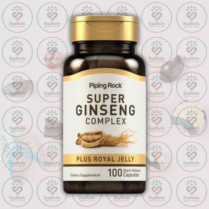 Piping Rock Super Ginseng Complex Plus Royal Jelly - 100 Quick Release Capsules in Bangladesh Image 01