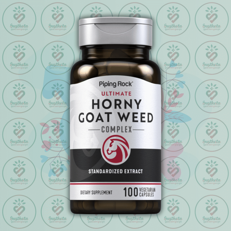 Piping Rock Ultimate Horny Goat Weed Complex - 100 Capsules In Bangladesh Image 01