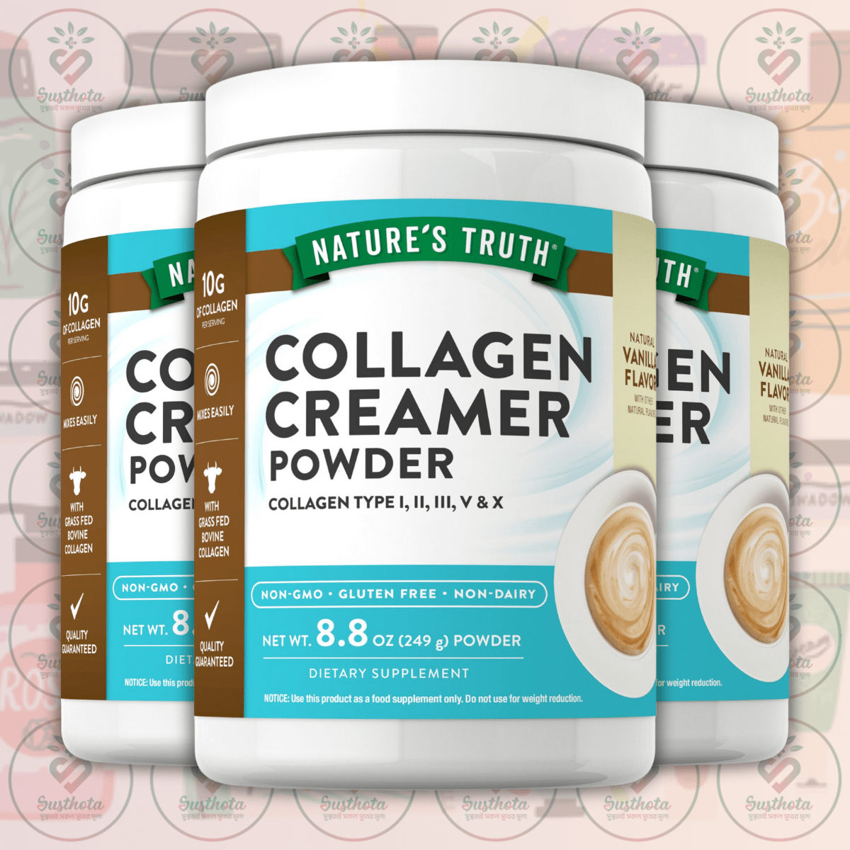 Nature's Truth Collagen Type I, Ii, Iii, V &Amp; X - 249G - Creamer Powder For Coffee In Bangladesh Image 02 Nature's Truth Collagen Type I, Ii, Iii, V &Amp; X - 249G - Creamer Powder For Coffee In Bangladesh Image 02