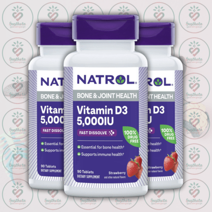 Natrol Vitamin D3 - 5,000 IU - 90 Fast Dissolve Tablets in Bangladesh Image 02