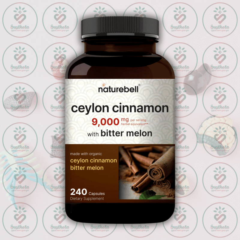 Naturebell Ceylon Cinnamon - 9000Mg - 240 Capsules In Bangladesh Image 01