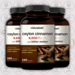 NatureBell Ceylon Cinnamon - 9000mg - 240 Capsules in Bangladesh Image 02