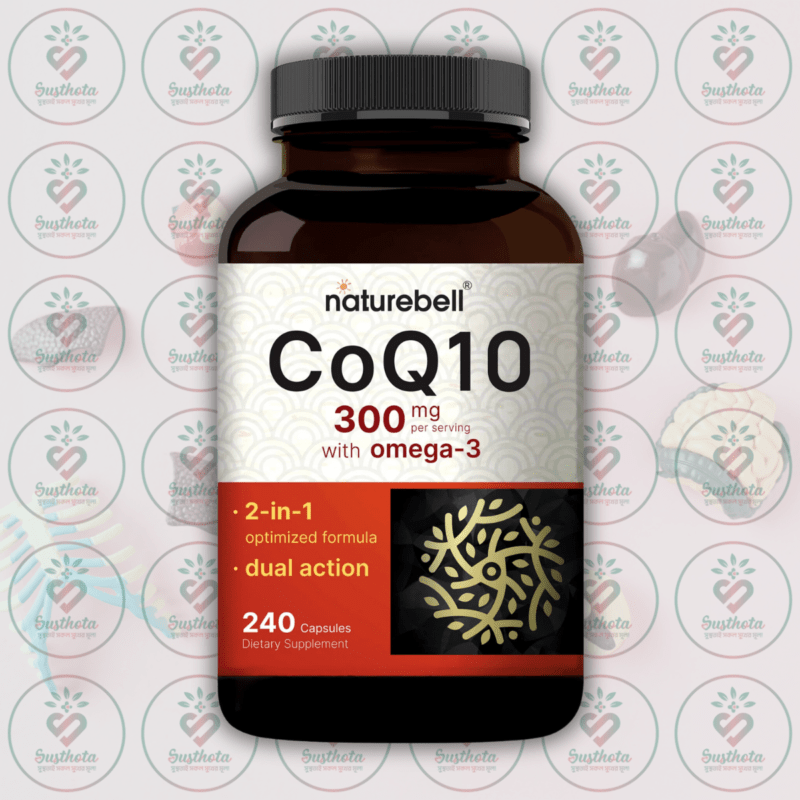 Naturebell Coq10 (Ubiquinone) - 300Mg - 240 Capsules In Bangladesh Image 01