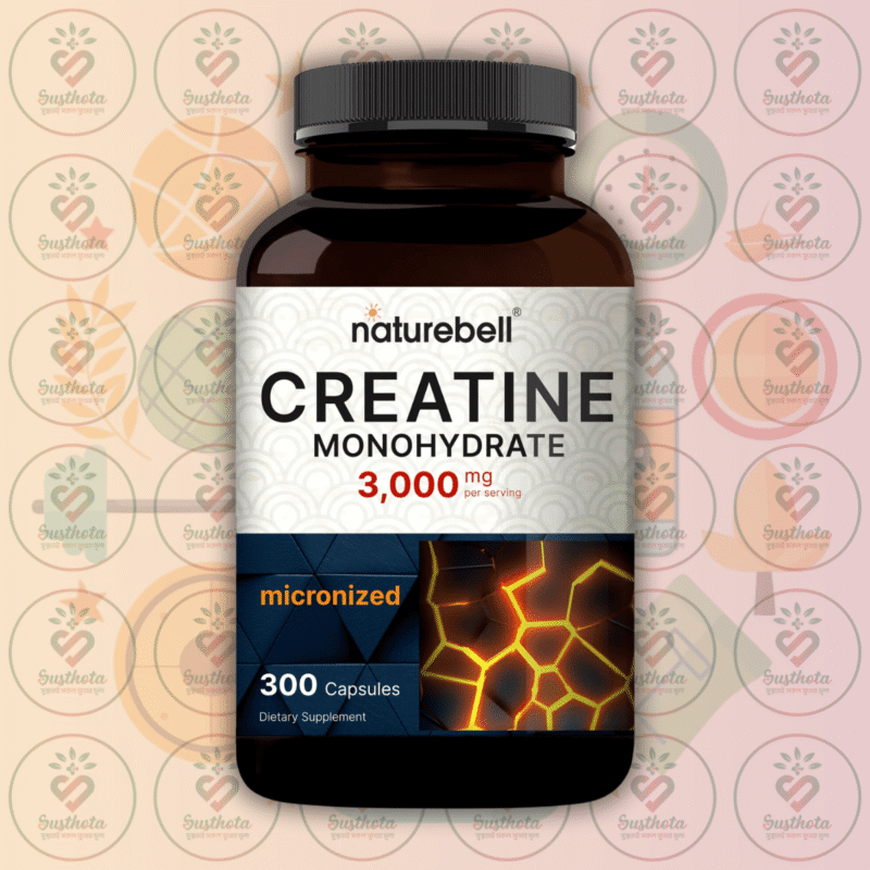 Naturebell Creatine Monohydrate - 3000Mg - 300 Capsules In Bangladesh Image 01