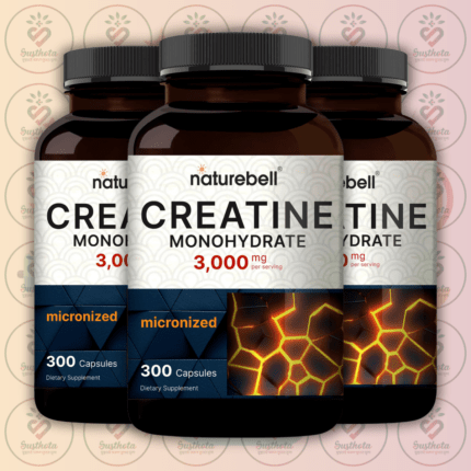 NatureBell Creatine Monohydrate - 3000mg - 300 Capsules in Bangladesh Image 02