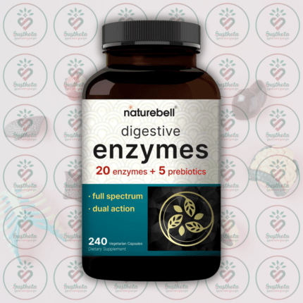 NatureBell Digestive Enzymes - 400mg - 240 Vegetarian Capsules in Bangladesh Image 01