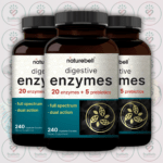 NatureBell Digestive Enzymes - 400mg - 240 Vegetarian Capsules in Bangladesh Image 02