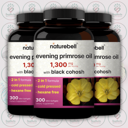 NatureBell Evening Primrose Oil - 1300mg - 300 Mini Softgels in Bangladesh Image 02
