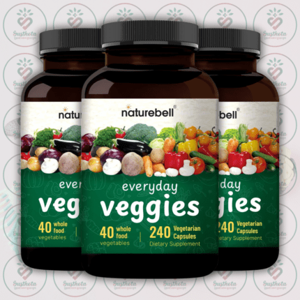 NatureBell Everyday Veggies Supplement - 1000mg - 240 Vegetarian Capsules in Bangladesh Image 02