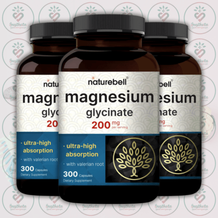 NatureBell Magnesium Glycinate - 200mg - 300 Capsules in Bangladesh Image 02
