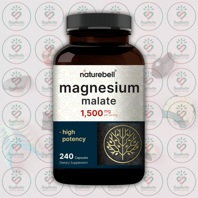 Home 134 Naturebell Magnesium Malate - 1,500Mg - 240 Capsules In Bangladesh Image 01