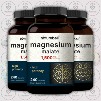 NatureBell Magnesium Malate - 1,500mg - 240 Capsules in Bangladesh Image 02