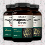 NatureBell Magnesium Taurate - 1,500mg - 240 Capsules in Bangladesh Image 02