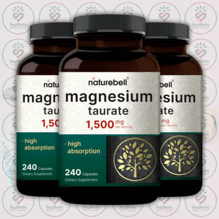 NatureBell Magnesium Taurate - 1,500mg - 240 Capsules in Bangladesh Image 02