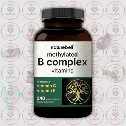 NatureBell Methylated B Complex Vitamins - 240 Vegetarian Capsules in Bangladesh Image 01