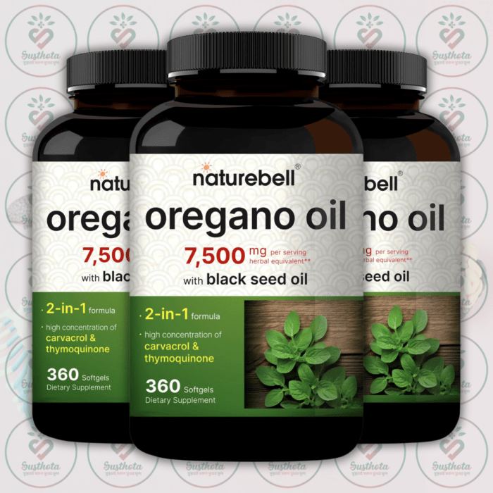 Naturebell Oregano Oil - 7,500Mg - 360 Softgels In Bangladesh Image 02