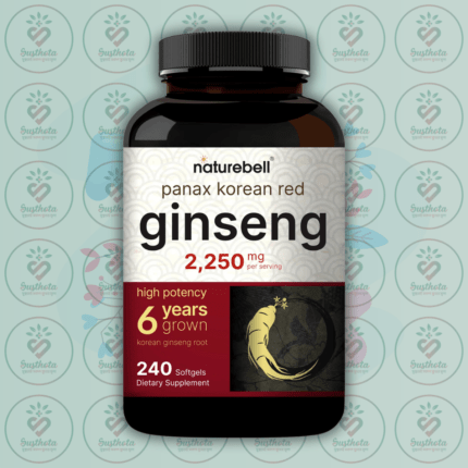 NatureBell Panax Korean Red Ginseng - 2250mg - 240 Softgels in Bangladesh Image 01