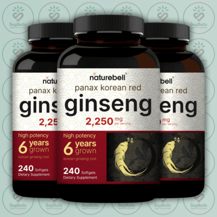 NatureBell Panax Korean Red Ginseng - 2250mg - 240 Softgels in Bangladesh Image 02
